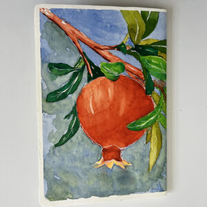 POMEGRANATE UNLINED NOTEBOOK A5
